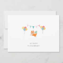 ハッピーバースデーコルギカード シーズンカード