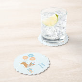 ハッピーバースデーコルギドッグ ペーパーコースター (インサイチュ)