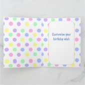 ハッピーバースデーコルギ漫画 カード (内部)