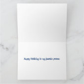 ハッピーバースデーコロラドマウンテンレイク カード (内部)