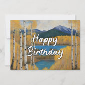 ハッピーバースデーコロラドマウンテンレイク シーズンカード (正面)