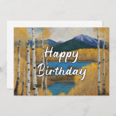 ハッピーバースデーコロラドマウンテンレイク シーズンカード (正面/裏面)