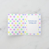 ハッピーバースデーコーギアニメ カード (内部)