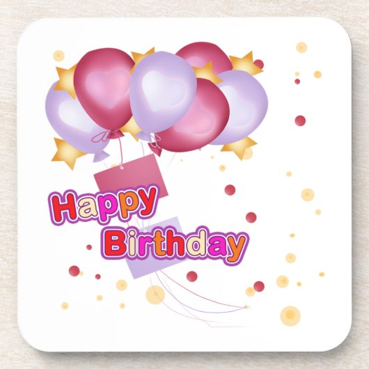 ハッピーバースデーコースター コースター (正面)