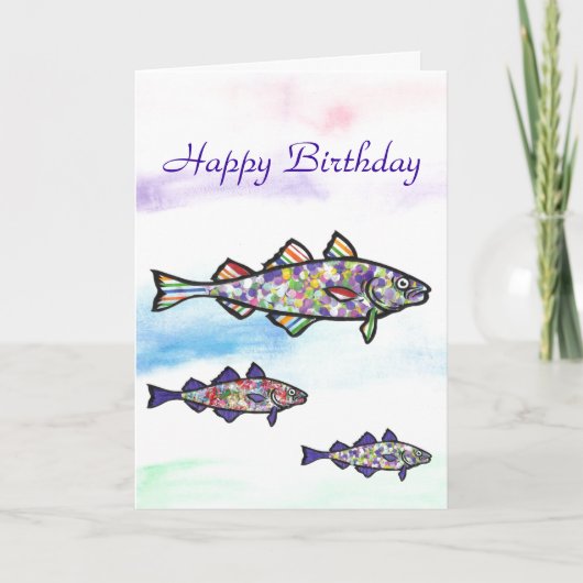 ハッピーバースデーコード カード (正面)