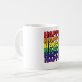ハッピーバースデーコーヒーマグ コーヒーマグカップ (正面左)