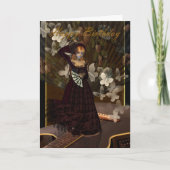 ハッピーバースデーゴシックガールとギタースペインのsty カード (正面)