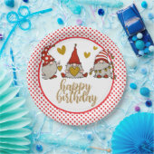 ハッピーバースデーゴメス紙プレート ペーパープレート (パーティー)