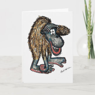 ハッピーバースデーゴリラ カード