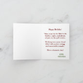 ハッピーバースデーゴルフのボール愛好家 カード (内部)