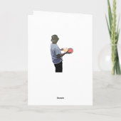 ハッピーバースデーゴルファー及びベーパ用のディスクカード カード (裏面)