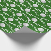 ハッピーバースデーゴルフボール ラッピングペーパー (角)