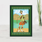 ハッピーバースデーゴルフ カード (正面)