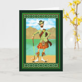 ハッピーバースデーゴルフ カード (黄色い花)