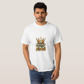 ハッピーバースデーゴールデンクラウン:王室の誕生日 Tシャツ (正面フル)