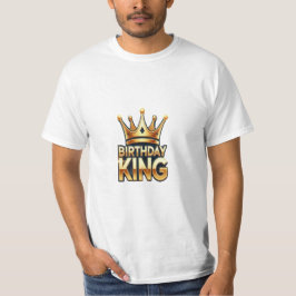 ハッピーバースデーゴールデンクラウン：王室の誕生日 Tシャツ
