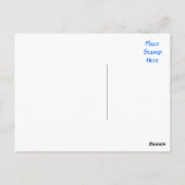 ハッピーバースデーゴールデンレトリエバーパピーポストカード ポストカード (裏面)