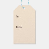 ハッピーバースデーゴールデンレトリーブドッグ ギフトタグ (裏面)