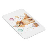 ハッピーバースデーゴールデンレトリーブドッグ マグネット (右側)