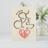 ハッピーバースデーサイクリスト カード (スタンド正面)