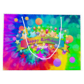 ハッピーバースデーサイケデリック抱き枕HAMbyWG ラージペーパーバッグ (裏面)