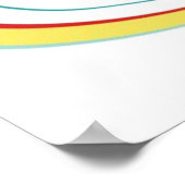 ハッピーバースデーサインカーニバルまたはサーカスパーティーノア ポスター (角)