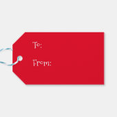 ハッピーバースデーサウスウエストコヨーテロードランナーレッド ギフトタグ (裏面横)