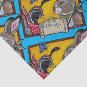 ハッピーバースデーサウスウエストラビットウズウカラフルイルキッド 薄葉紙 (詳細)