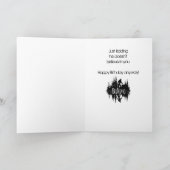 ハッピーバースデーサスカッチビッグ足おもしろいfor anyone カード (内部)