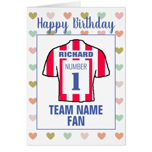 ハッピーバースデーサッカーファン (正面)