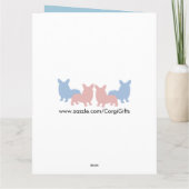 ハッピーバースデーサブルコルギ カード (裏面)