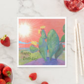 ハッピーバースデーサボサンセット スタンダードランチョンナプキン (インサイチュ)