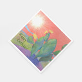 ハッピーバースデーサボサンセット スタンダードランチョンナプキン (角)