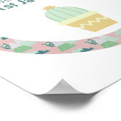 ハッピーバースデーサボラマ教室またはホーム ポスター (角)