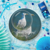 ハッピーバースデーサマーシーガル ペーパープレート (パーティー)