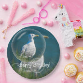 ハッピーバースデーサマーシーガル ペーパープレート (パーティー)