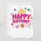 ハッピーバースデーサンキューカード (裏面)