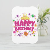 ハッピーバースデーサンキューカード (スタンド正面)