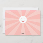 ハッピーバースデーサンキュート漫画バードガール シーズンカード (裏面)