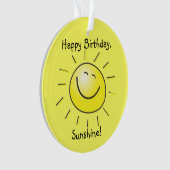 ハッピーバースデーサンシャイン！ オーナメント (正面)