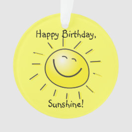 ハッピーバースデーサンシャイン！ オーナメント