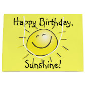 ハッピーバースデーサンシャイン！ ラージペーパーバッグ (正面)