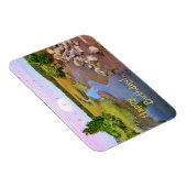 ハッピーバースデーサンセットシーショア マグネット (右側)