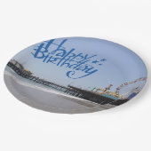 ハッピーバースデーサンタモニカピア ペーパープレート (アングル)