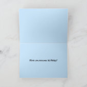 ハッピーバースデーサーファーと虹 カード (内部)