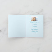 ハッピーバースデーシスターかわいいシスターテディベア カード (内部)