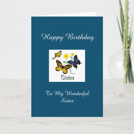 ハッピーバースデーシスター – BTFLカード カード (正面)