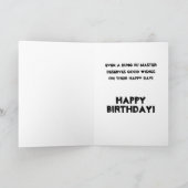 ハッピーバースデーシフカワイバースデーカード シーズンカード (内部)