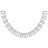 ハッピーバースデーシャビーシックホワイトローズ バンティングフラッグ (全)