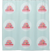 ハッピーバースデーシャワーカーテン シャワーカーテン (正面)